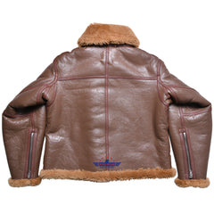 SDB15 European Size High Quality Super Warm Genuine Sheep Skin Leather Coat  Mens Big Casual Down Jacket