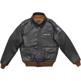 FiveStar Leather Repro A2 V Hilts Escape Jacket Seal Brown