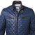 BAALLO Men Fashion Real Leather Quilted Long Jacket Connor