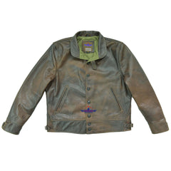 Fivestar Leather - 1930's Sports Jacket Mid Brown Horse Hide