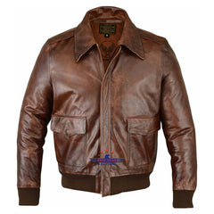 Aero Leather Bronco A-2 Jacket – BROGUE