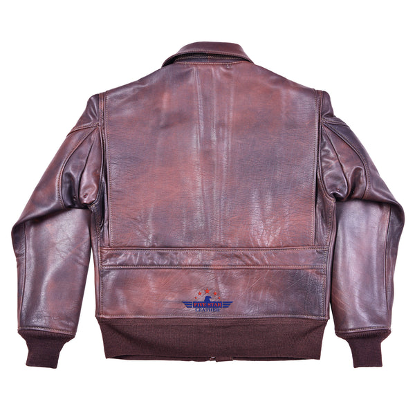 Vintage WWII ANJ-3 Army and Navy Real Leather Flight Jacket – Fivestar ...